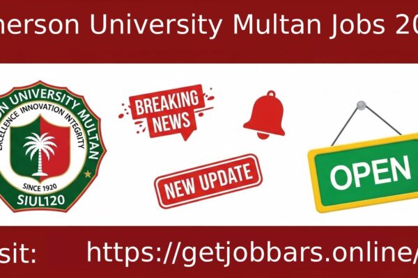 Multan Emerson University Jobs 2025