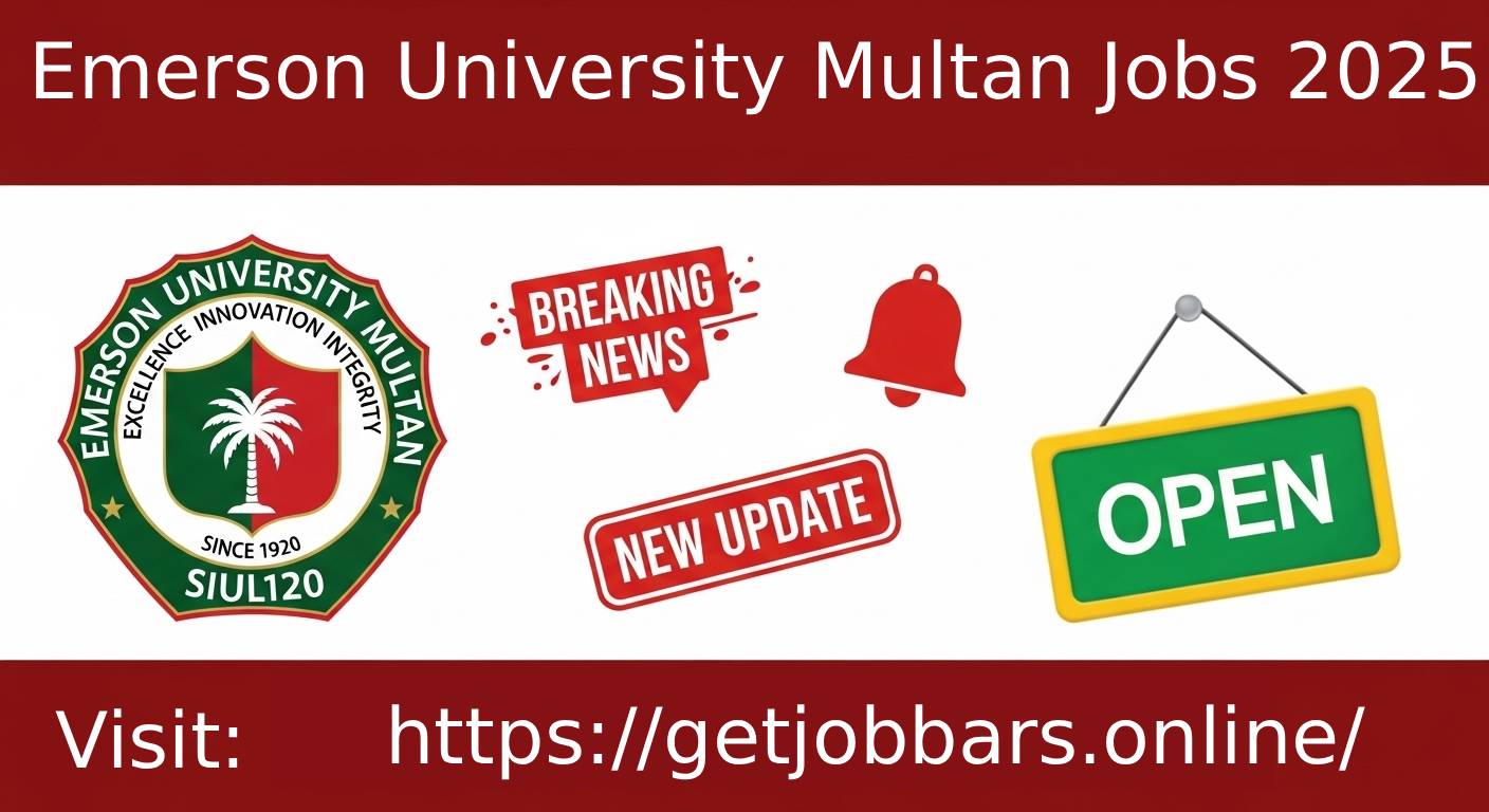 Multan Emerson University Jobs 2025